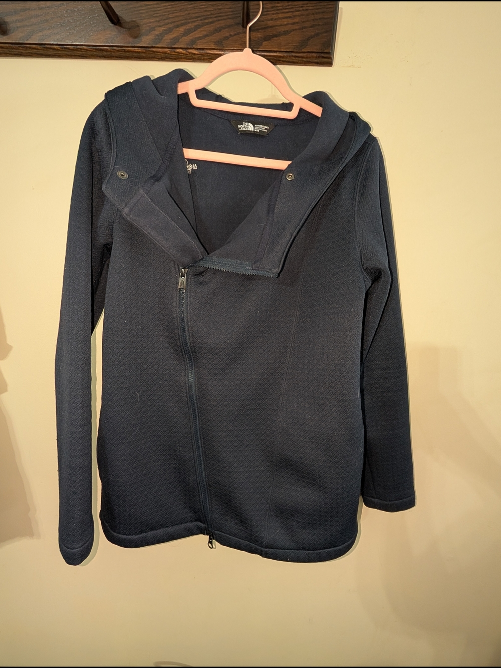 The North Face Navy Hooded Full-Zip Jacket